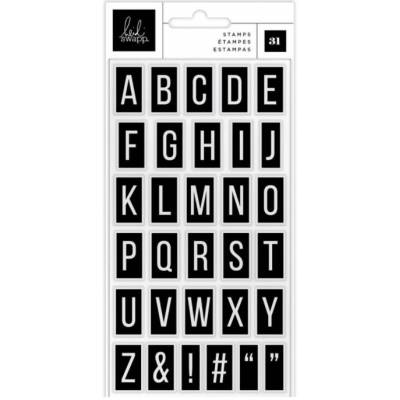 Tampons Clear - Heidi Swapp - Care Free Alphabet