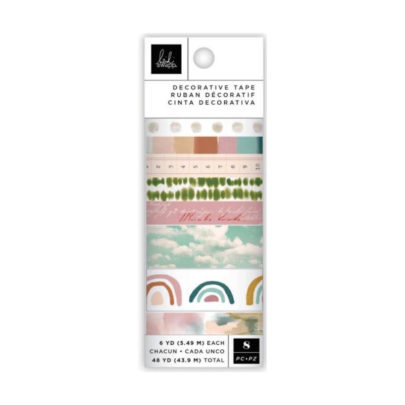 Set de 8 washi tapes - Heidi Swapp - Care Free