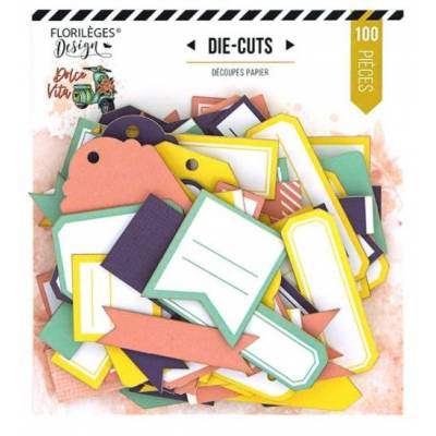 Die Cuts Etiquettes - Florilèges - N°27 Dolce Vita