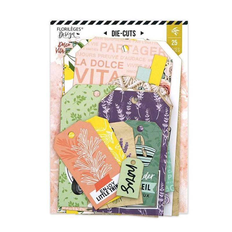 Die Cuts Tags - Florilèges - Dolce Vita