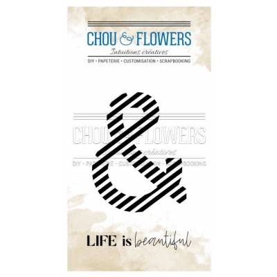 Tampons Clear - Chou & Flowers - Esperluette Rayure