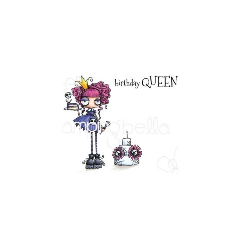 Tampons Cling - Stampingbella - Oddball Birthday Queen