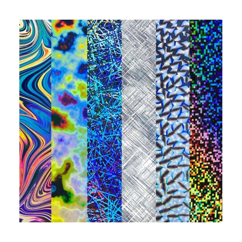 Pack Papier 15.2 x 15.2 - Etc Papers - Holographic Film Pack 2