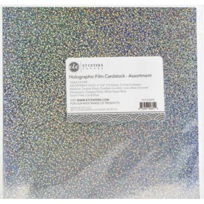 Pack Papier 15.2 x 15.2 - Etc Papers - Holographic Film Pack 