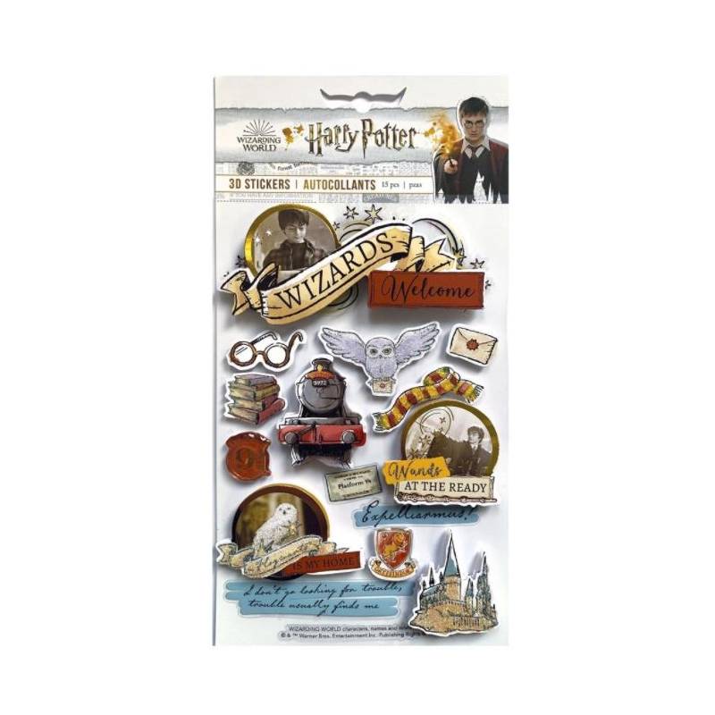3D Stickers - Paper House - Harry Potter