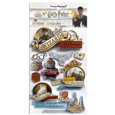 3D Stickers - Paper House - Harry Potter
