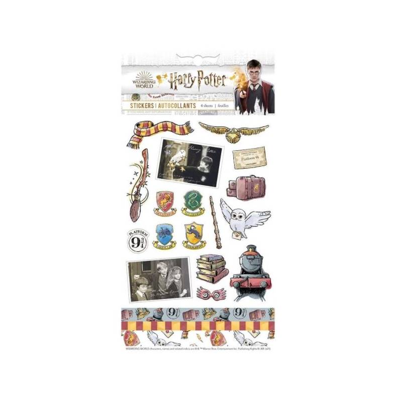 Stickers - Paper House - Harry Potter - 4 feuillets
