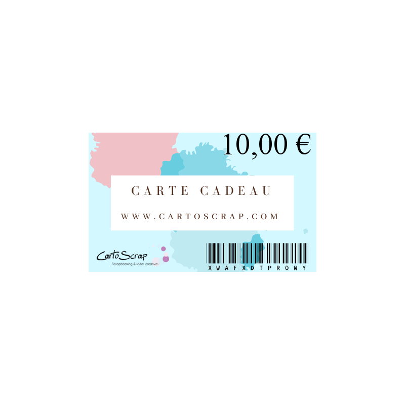 Carte Cadeau CartoScrap 10