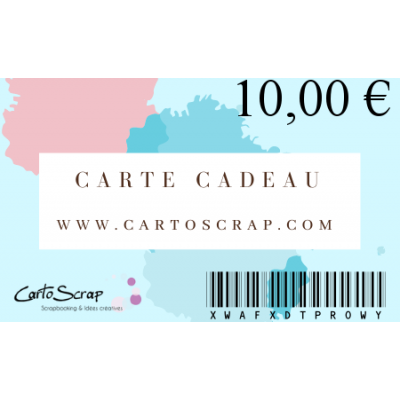 Carte Cadeau CartoScrap 10