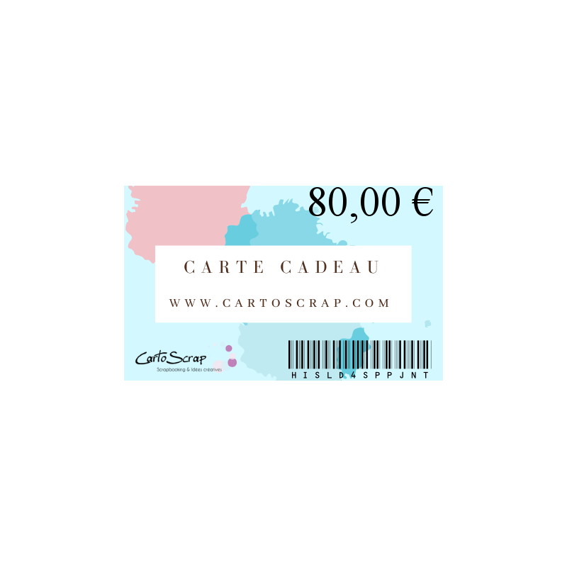 Carte Cadeau CartoScrap 80