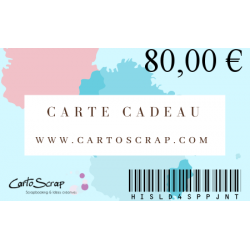 Carte Cadeau CartoScrap 80