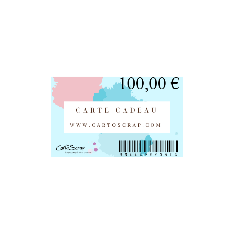 Carte Cadeau CartoScrap 100