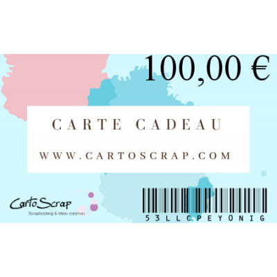 Carte Cadeau CartoScrap 100