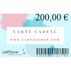 Carte Cadeau CartoScrap 200