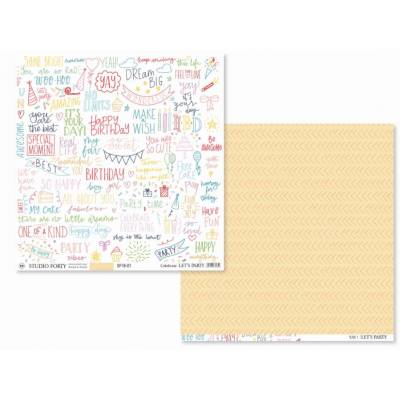 Pack 30x30 cm - Studio Forty - Let's Party