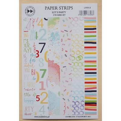 Stickers Studio Forty - Paper Strips Let's Party