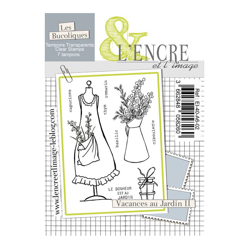 Tampons L'Encre & l'Image - Vacances au Jardin II