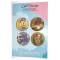 Lot de 4 badges 38mm CartoScrap - Cool Vintage