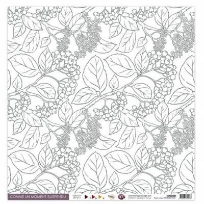 Kit Calques Imprimés Florilèges - Terre des sens - 30.5 X 30.5