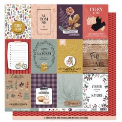 Kit Papiers Imprimés Florilèges - Terre des sens - 30.5 X 30.5