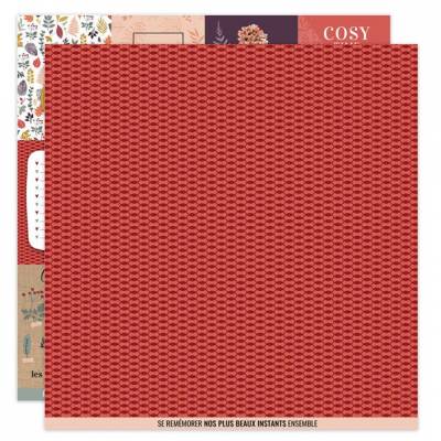 Kit Papiers Imprimés Florilèges - Terre des sens - 30.5 X 30.5