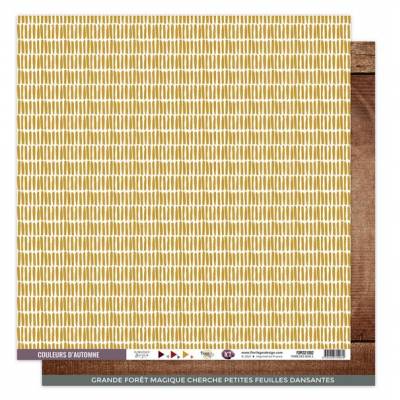 Kit Papiers Imprimés Florilèges - Terre des sens - 30.5 X 30.5