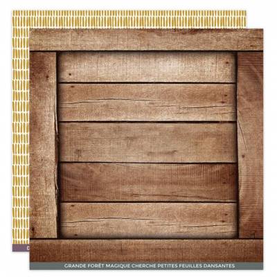 Kit Papiers Imprimés Florilèges - Terre des sens - 30.5 X 30.5