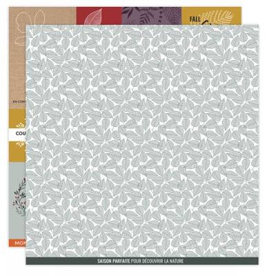 Kit Papiers Imprimés Florilèges - Terre des sens - 30.5 X 30.5