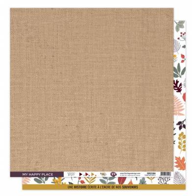 Kit Papiers Imprimés Florilèges - Terre des sens - 30.5 X 30.5