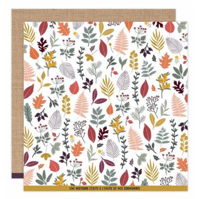 Kit Papiers Imprimés Florilèges - Terre des sens - 30.5 X 30.5