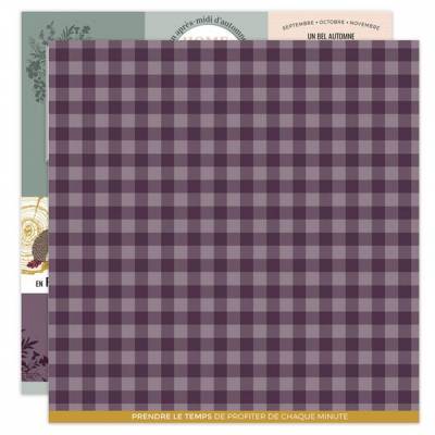 Kit Papiers Imprimés Florilèges - Terre des sens - 30.5 X 30.5