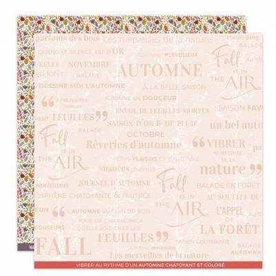 Kit Papiers Imprimés Florilèges - Terre des sens - 30.5 X 30.5