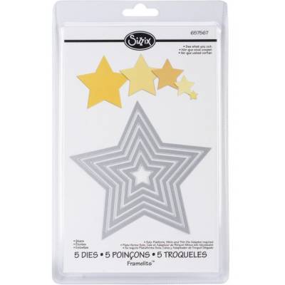 Sizzix • Tim Holtz Framelits die - 5 Etoiles