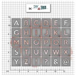 Dies - DiY and Cie - Alphabet scrabble