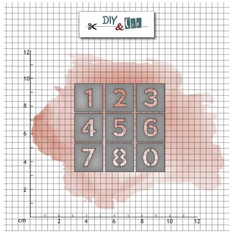 Dies - DiY and Cie - Chiffre scrabble