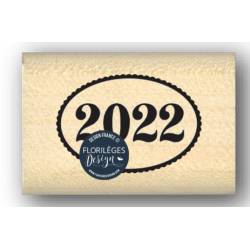Tampon bois - Florilèges - Cannelle et chocolat - Année 2022