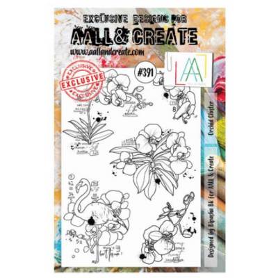 AALL & Create Stamp - 391 - Flamant fleuri