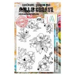AALL & Create Stamp - Flamant fleuri