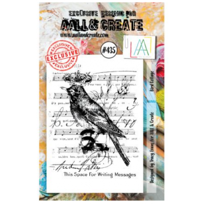 AALL & Create Stamp - 435 - Oiseau musicien