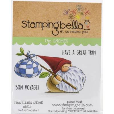 Tampons Cling - Stampingbella - The gnomes - Travelling gnome