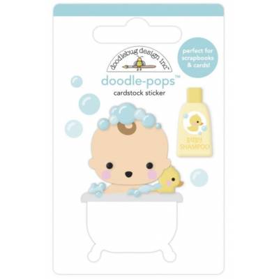 Stickers Relief- Doodlebug - Naissance - Dans le bain