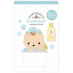 Stickers Relief- Doodlebug - Naissance - Dans le bain