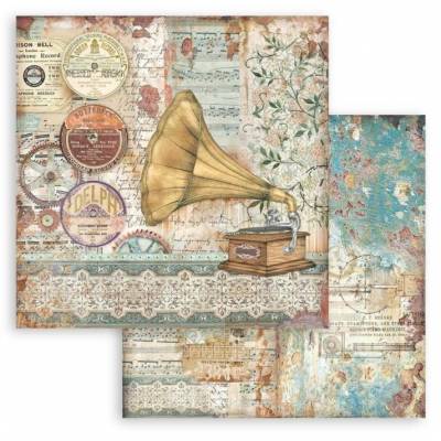 Pack papier 30.5 x 30.5 - Stamperia - Lady Vagabond