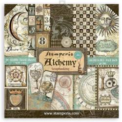 Pack Papier 15.2 x 15.2 - Stamperia - Alchemy