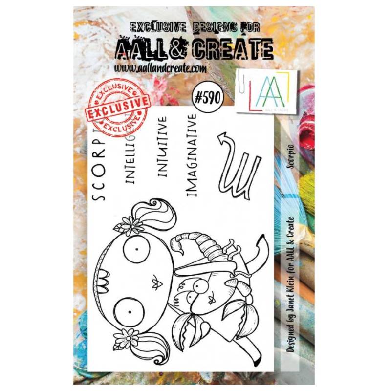 AALL & Create Stamp - Horoscope - Scorpion 