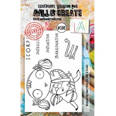 AALL & Create Stamp - Horoscope - Scorpion 