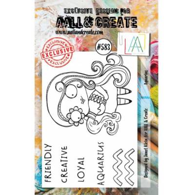 AALL & Create Stamp - Horoscope - Verseau