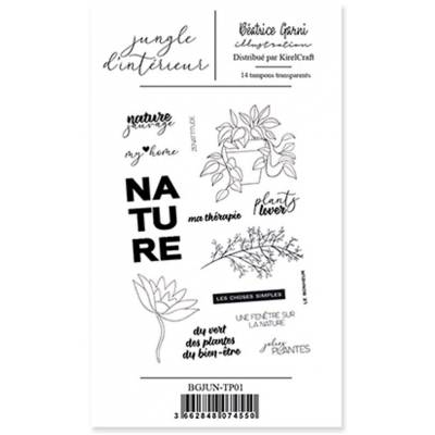 Tampons Béatrice Garni - Jungle d'intérieur - N°1 - Nature