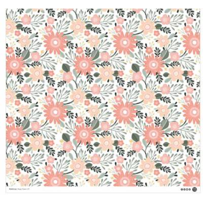 ModaScrap - Paper 30.5 cm x 30.5 cm - Fleurs joyeuses