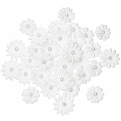 Forever in Time - Paper Flowers - Blanc avec Perle
